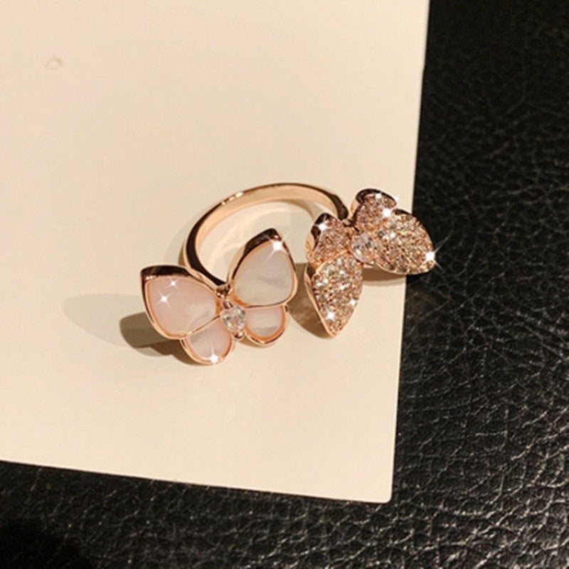 Anillo giratorio con temperamento de copo de nieve rotatorio