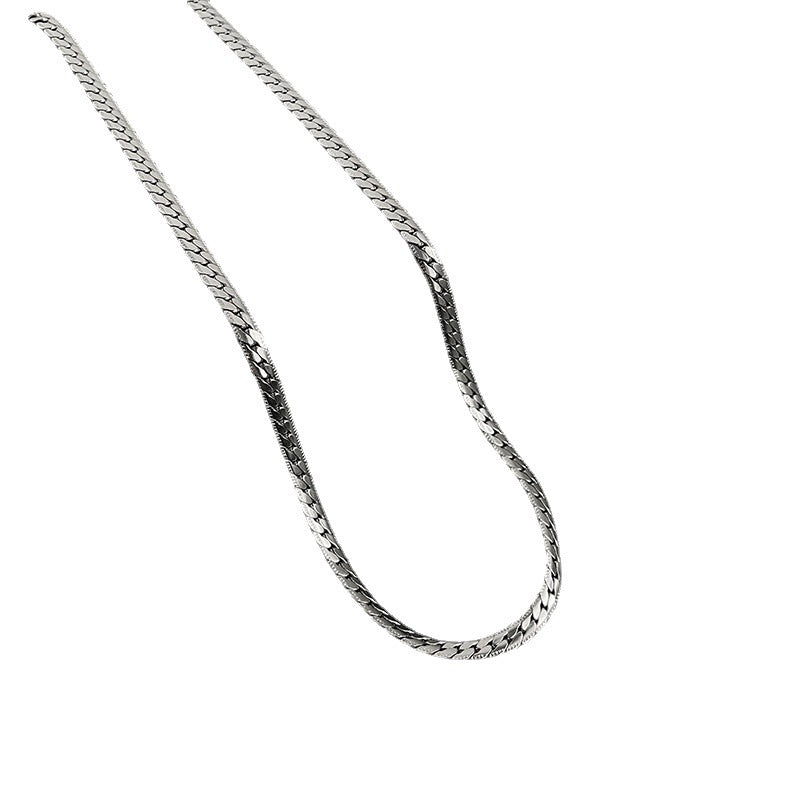 Edelstahl Titan Verschlüsselung geprägt NK Kette Herren und Damen Paarschmuck