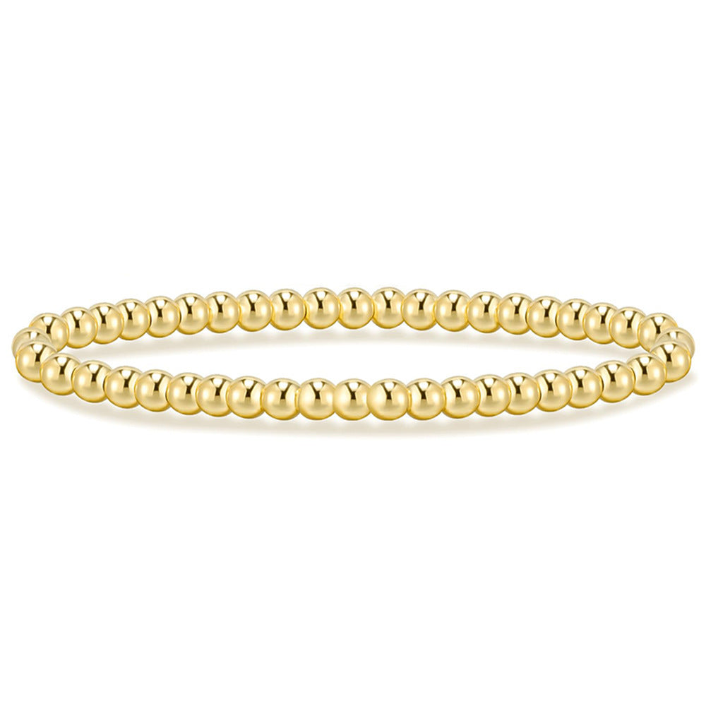 Neues Hämatit-Armband mit goldenen Kugeln