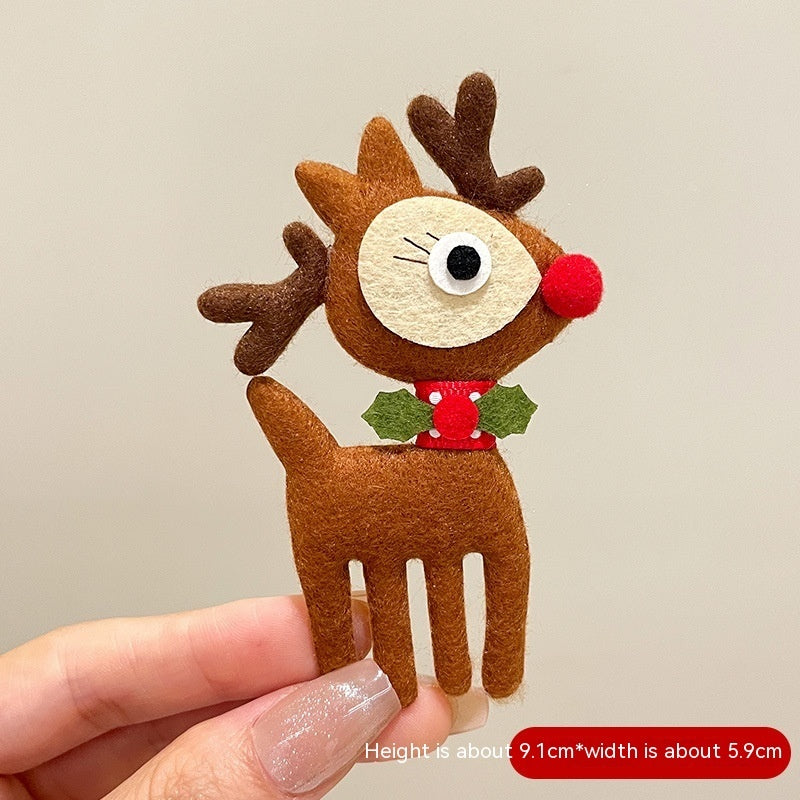 Cartoon Niedlicher Weihnachtsmann Brosche Weihnachts-Festival-Accessoires