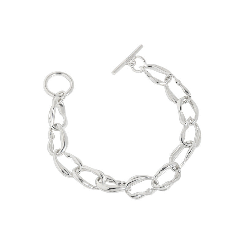 Minimalistisches All-Match Kalt OT Schnallen Kettenarmband für Frauen