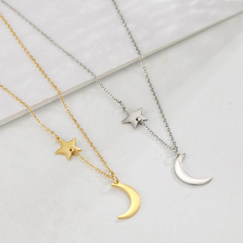 Stainless Steel Women's Cute Pendant Necklace