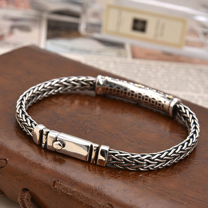 Hand-woven Keel Men's Bracelet Retro Creative
