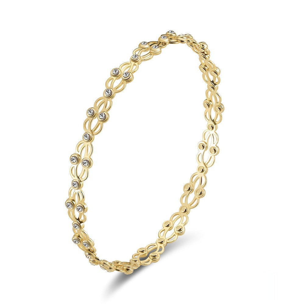 Pulsera de circonita galvanizada New Scale Jewelry