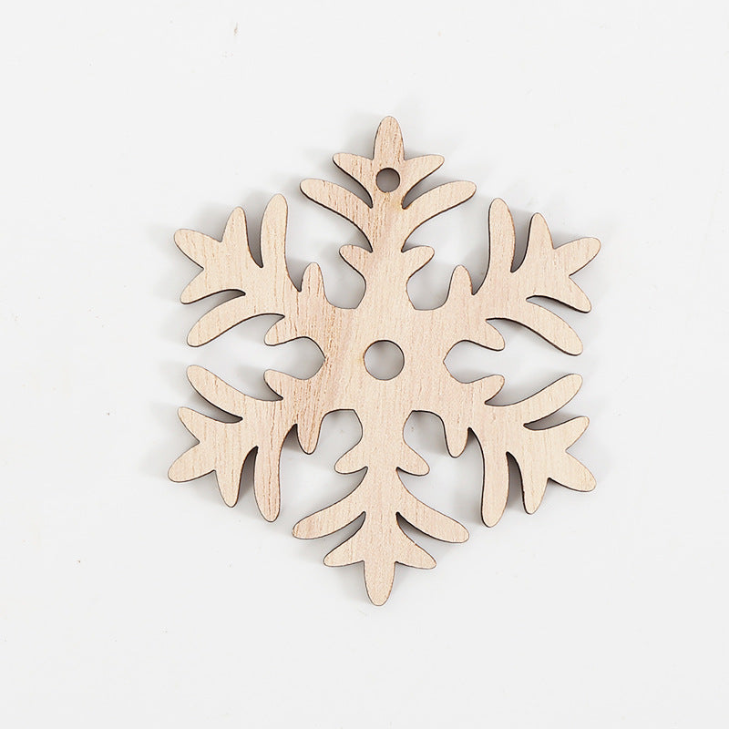 Weihnachtsfeier Dekorative Kreative Hohlkürbis-Anhänger Holzhandwerk