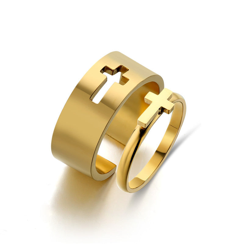 Anillo de Acero de Titanio Sencillo y Versátil