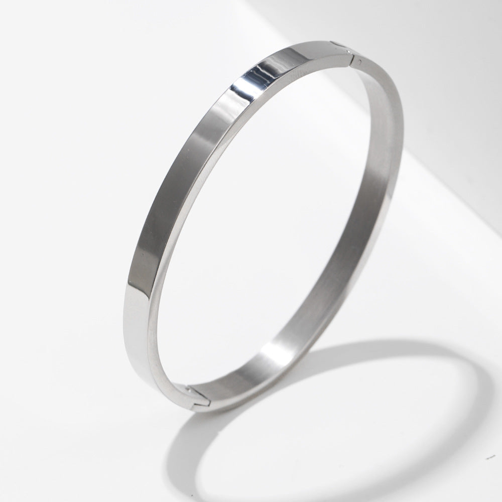 Simple Fashion Personality Glossy Bracelet For Men