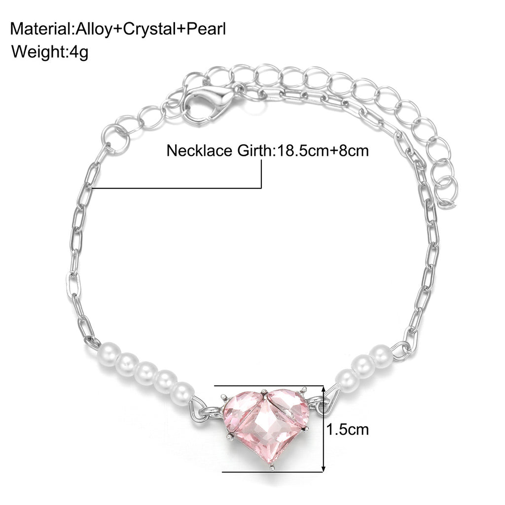 Pulsera Retro Amor Perla para Mujer