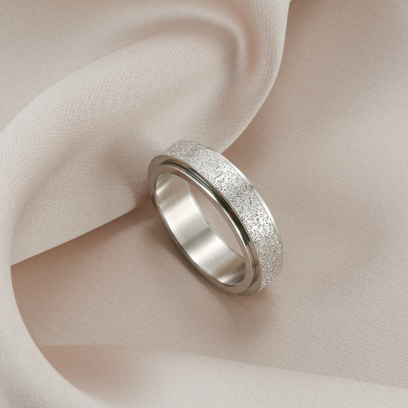 Sandgestrahlter drehbarer Spinner-Ring