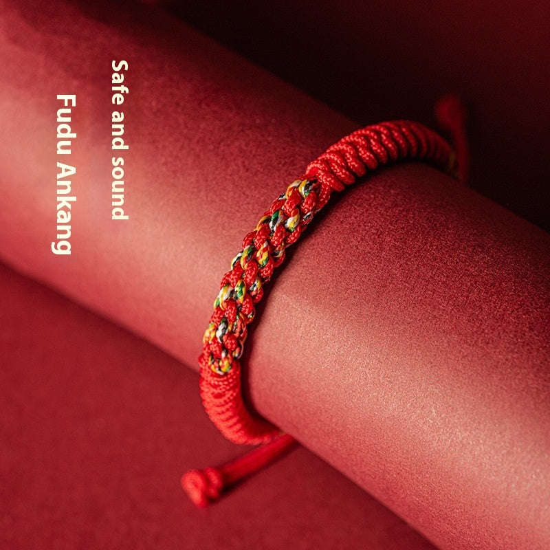 Dorje Knot Pull-out This Animal Year Red Rope Bracelet