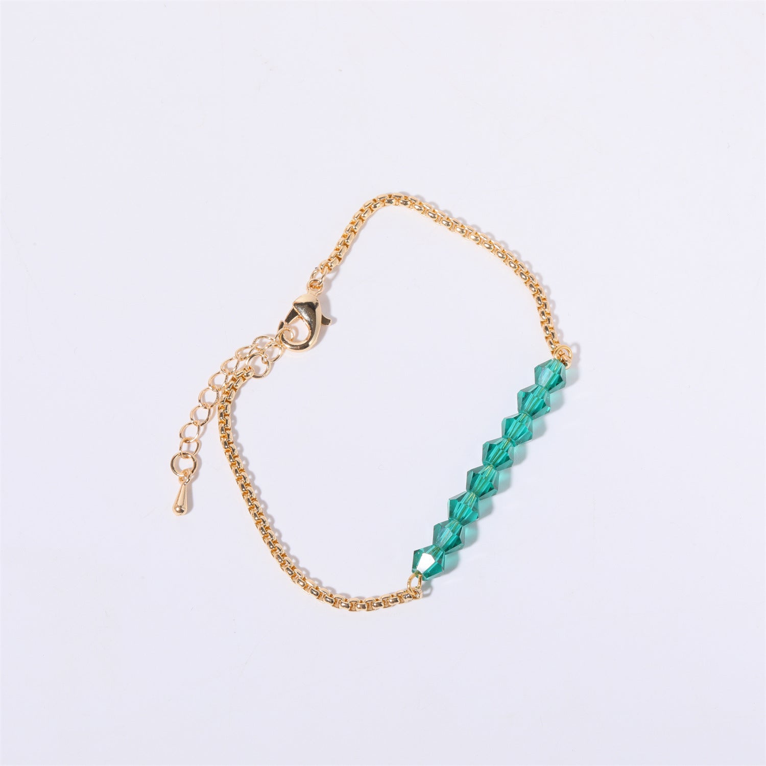 European And American Twelve Birthstone Beaded Bracelet Female Color 12 Birthstones