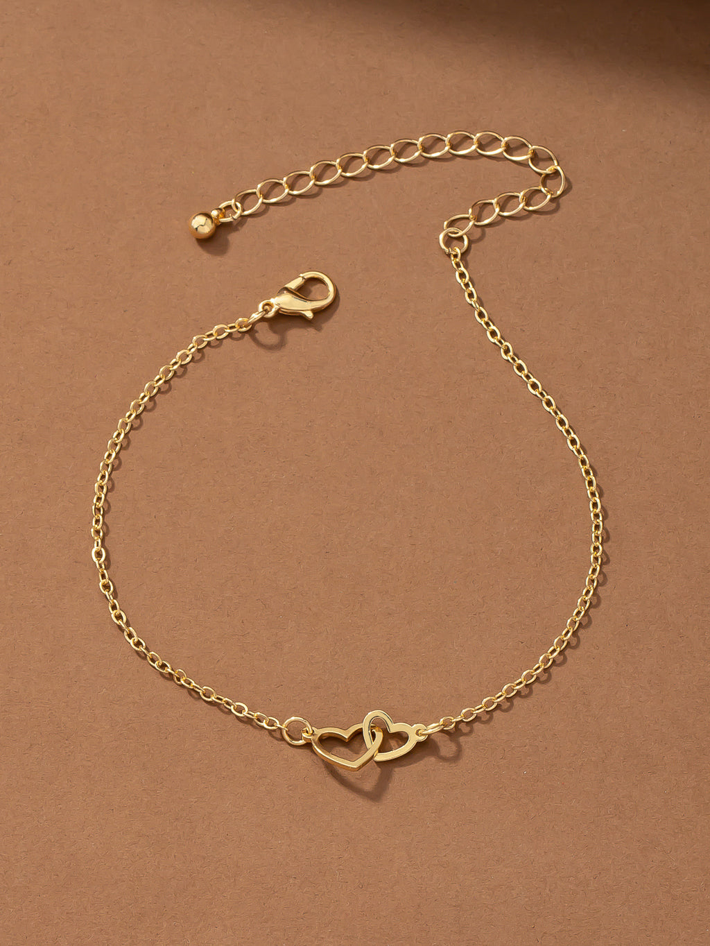 Tobillera de mujer de moda versátil con corazón