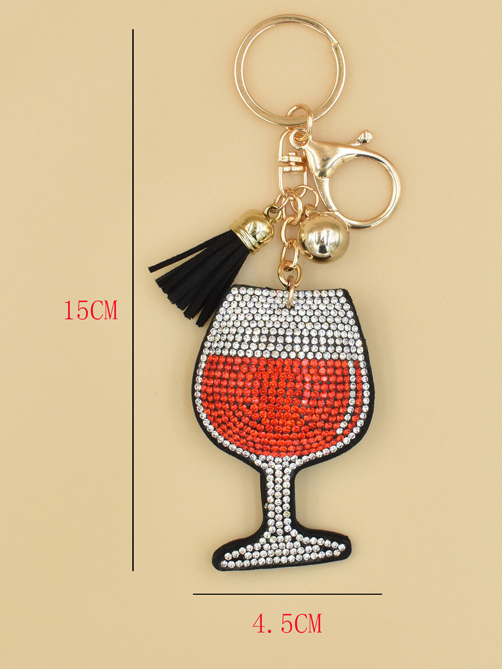 Elegante colgante de bolso con diseño de animal de dibujos animados