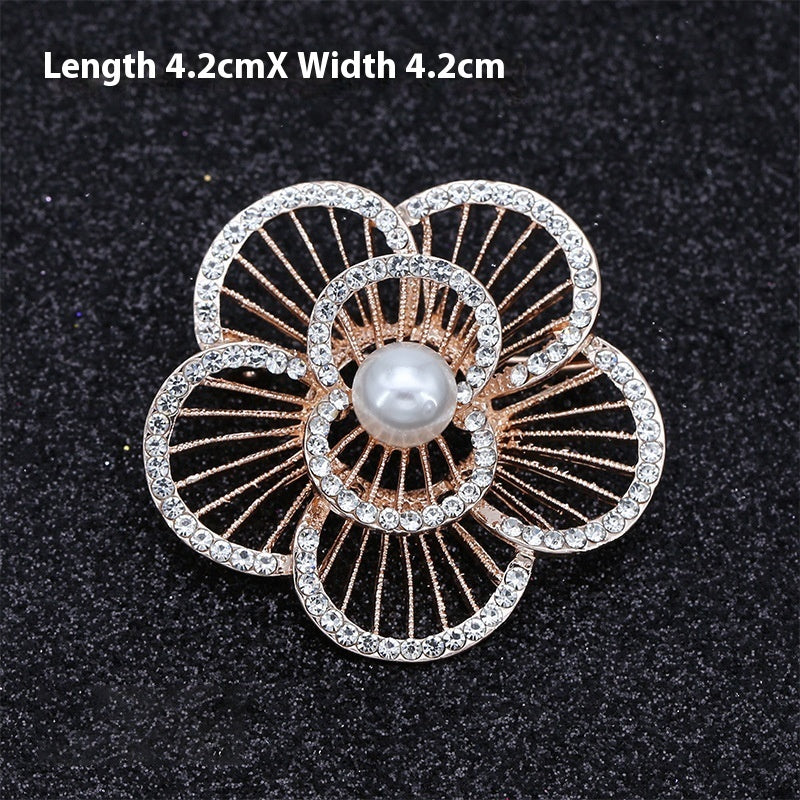 Accesorios Decorativos de Corsage para Ropa con Flores y Lazos