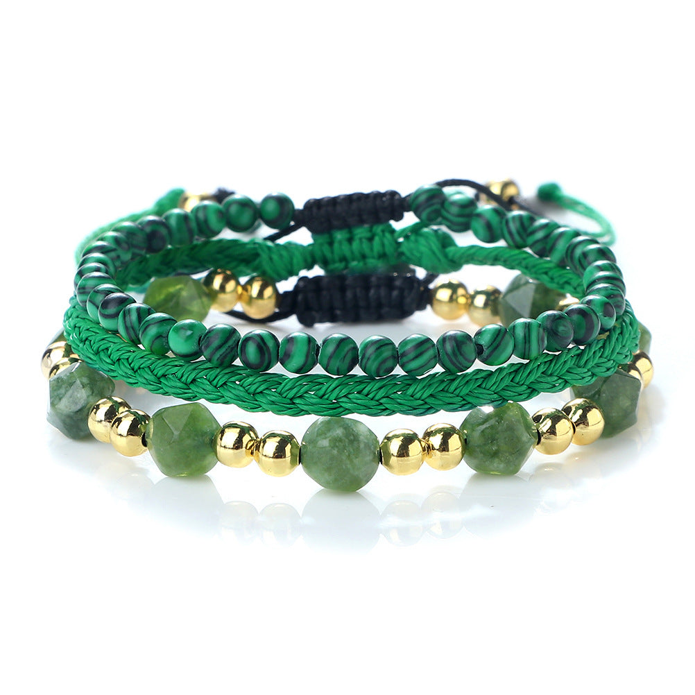 Creative Three-piece Woven Bracelet Adjustable