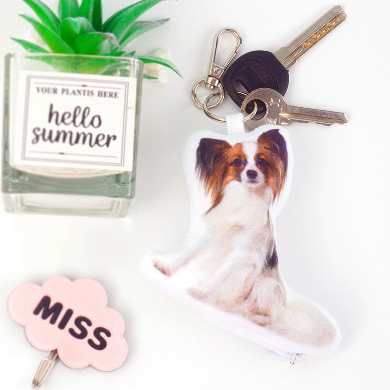 Cat Pet Keychain Custom Dog Photos