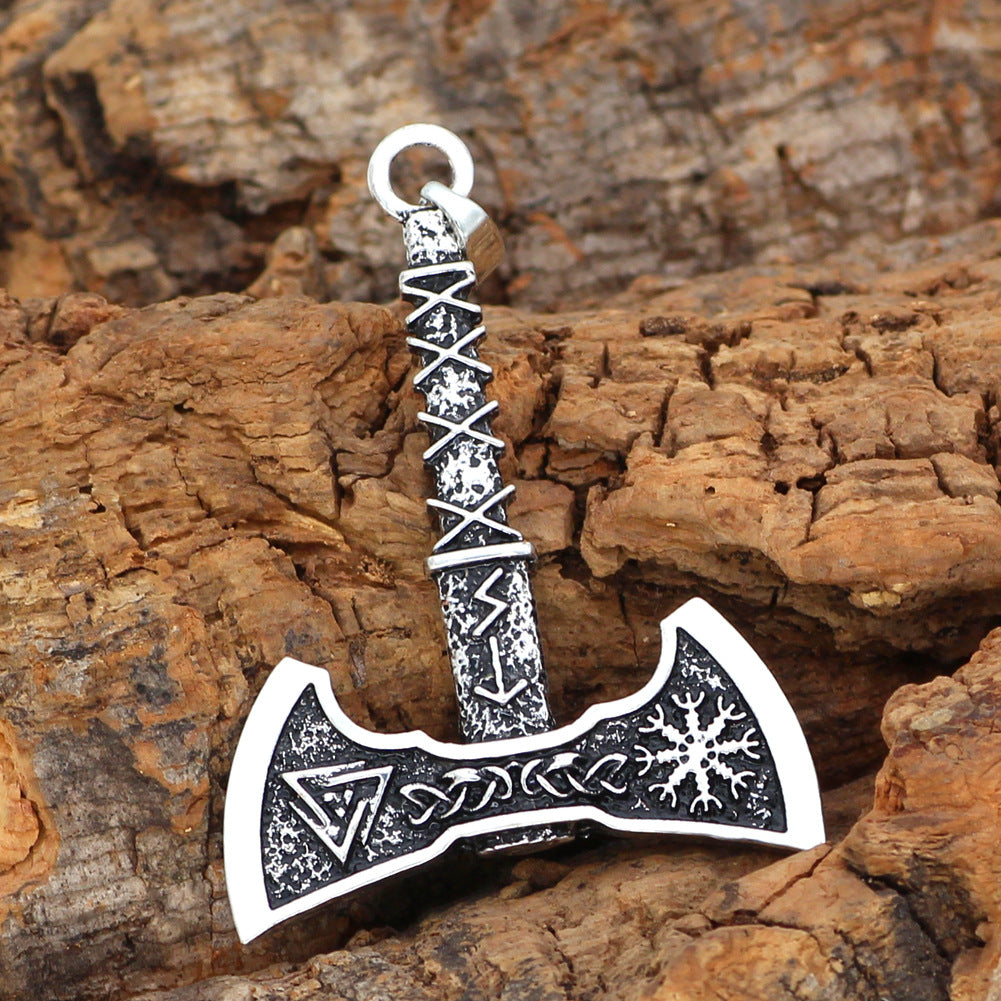 Nordic Amulett Rabe Metall Keltischer Raben-Anhänger Halskette