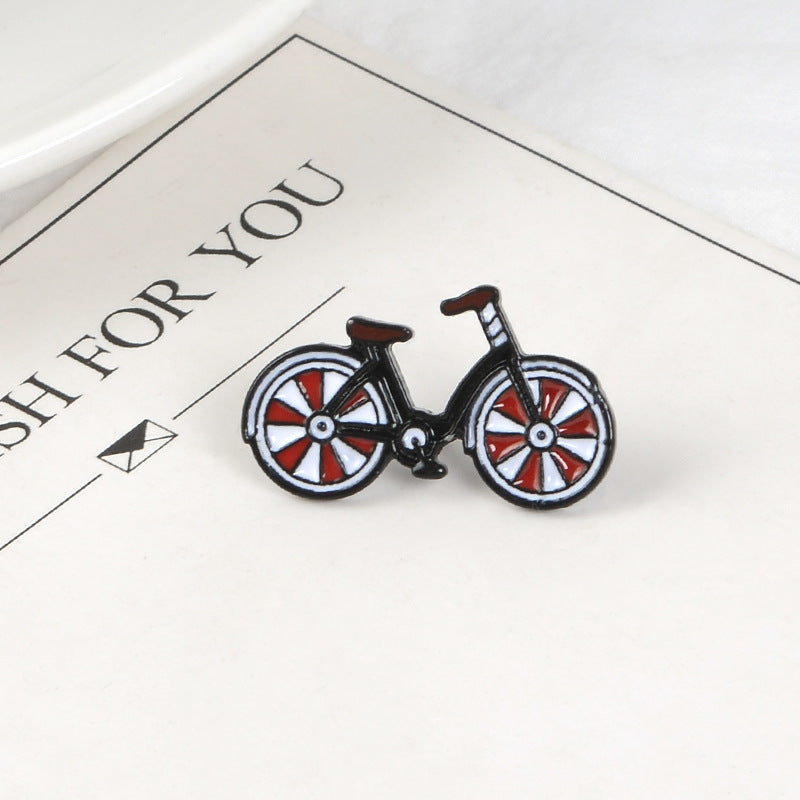 Cartoon Creative New Product Bicycle Brooch