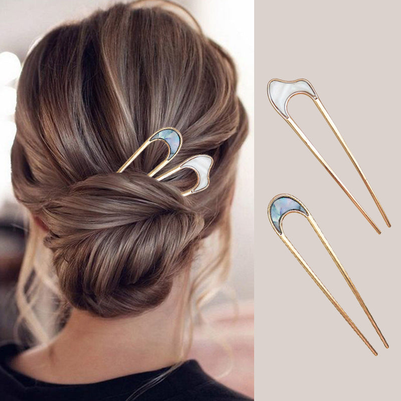 Metall Schlichte Ornamente Damen Haarspange