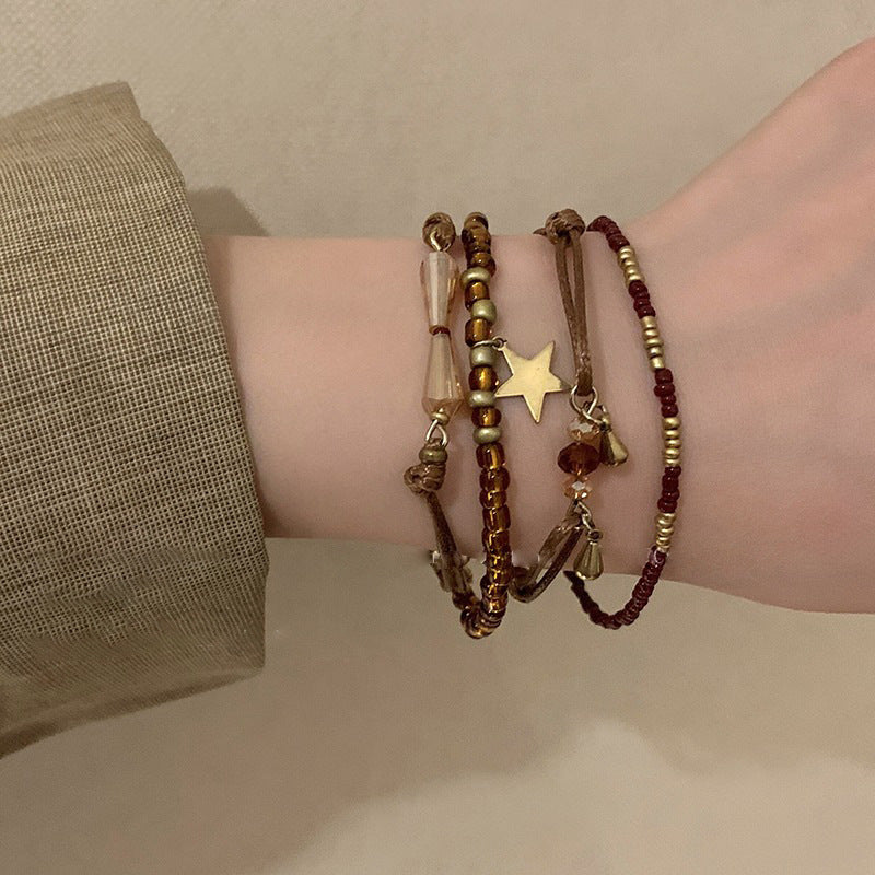Traje de estilo étnico de joyas para mujer
