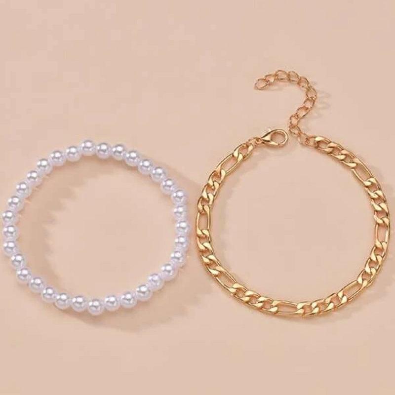 Edelstahl-Doppelarmband