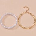 Edelstahl-Doppelarmband