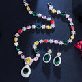 Damen Mode Kleid Brautschmuck Set