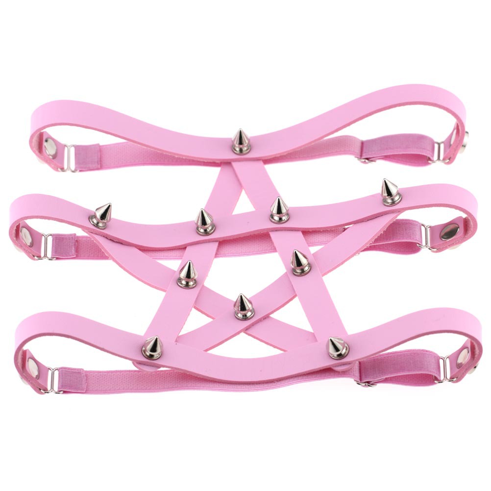 Lolita Gothic Punk Leather Leg Ring Sling