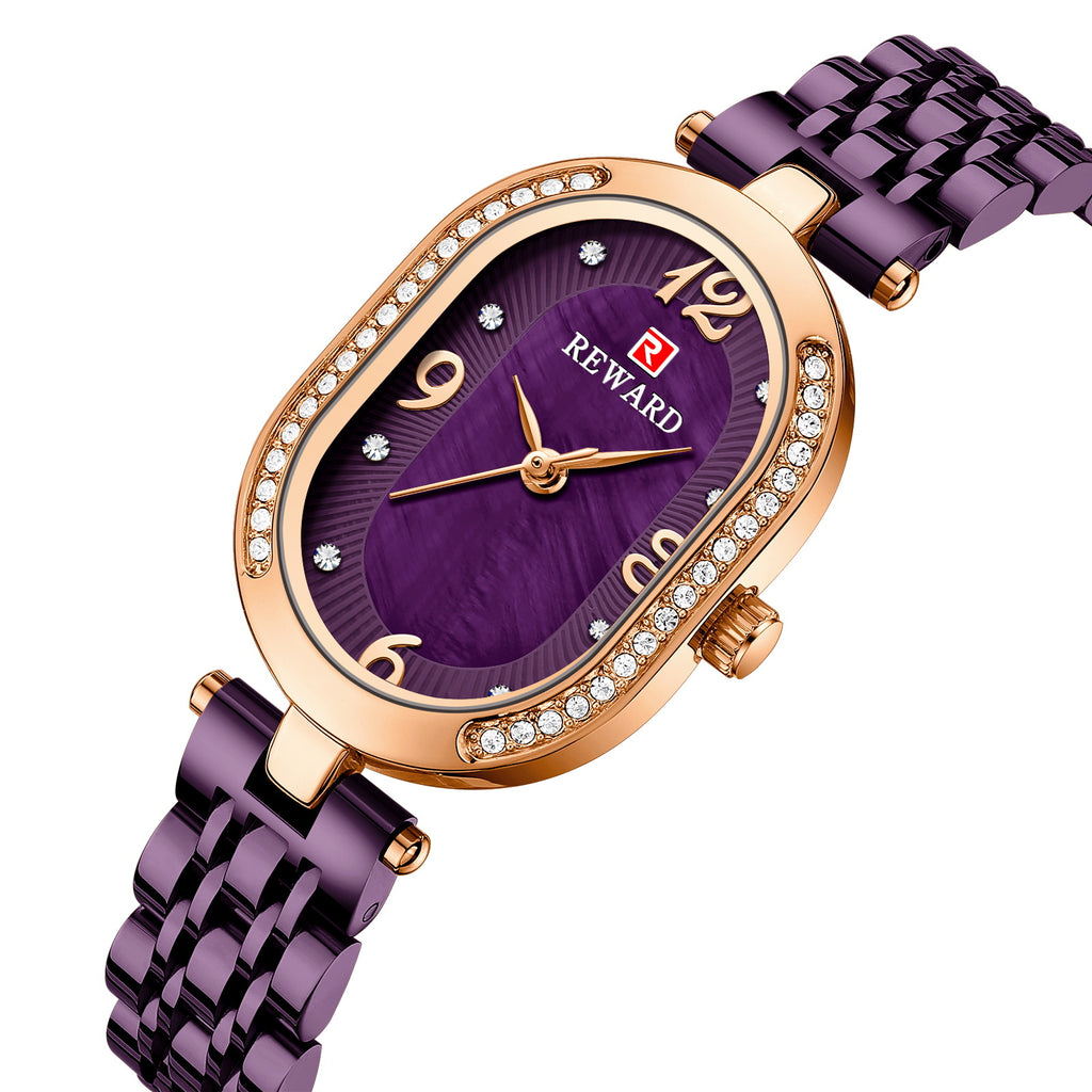 Reloj de señora elegante con diamantes