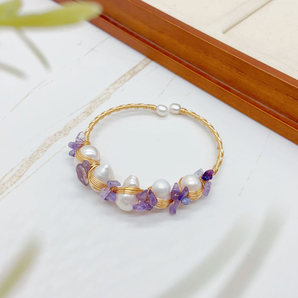 Hand-woven Pearl Bracelet Versatile Item