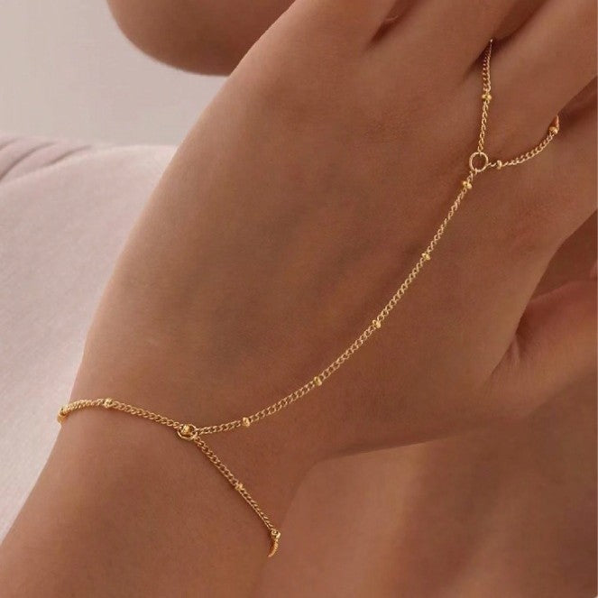 Nuevo y Elegante Anillo Pulsera con un Toque Lujoso y Exclusivo