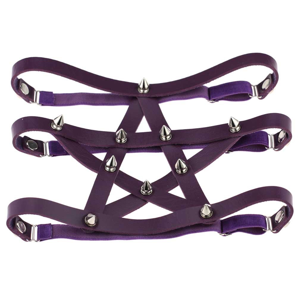 Lolita Gothic Punk Leather Leg Ring Sling
