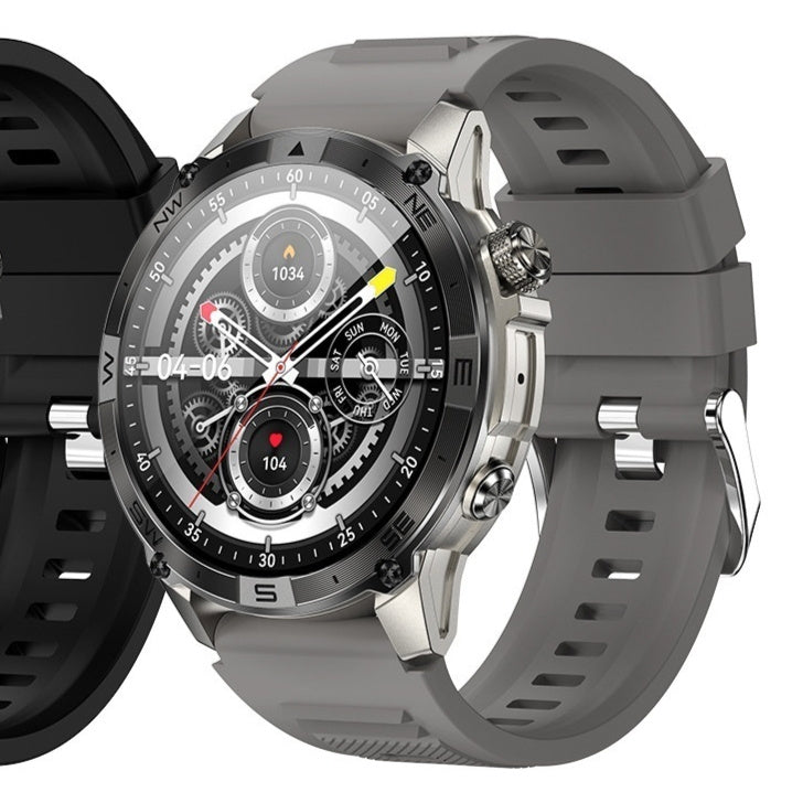 Multifunktionale Höhenmesserdruckkompass Herzfrequenz Blutsauerstoff Sport wasserdichte GPS Smartwatch