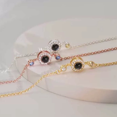 Kupfer Armband mit Geburtsstein Unisex