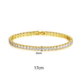 Nueva Pulsera de Tenis Sencilla de Moda para Mujer