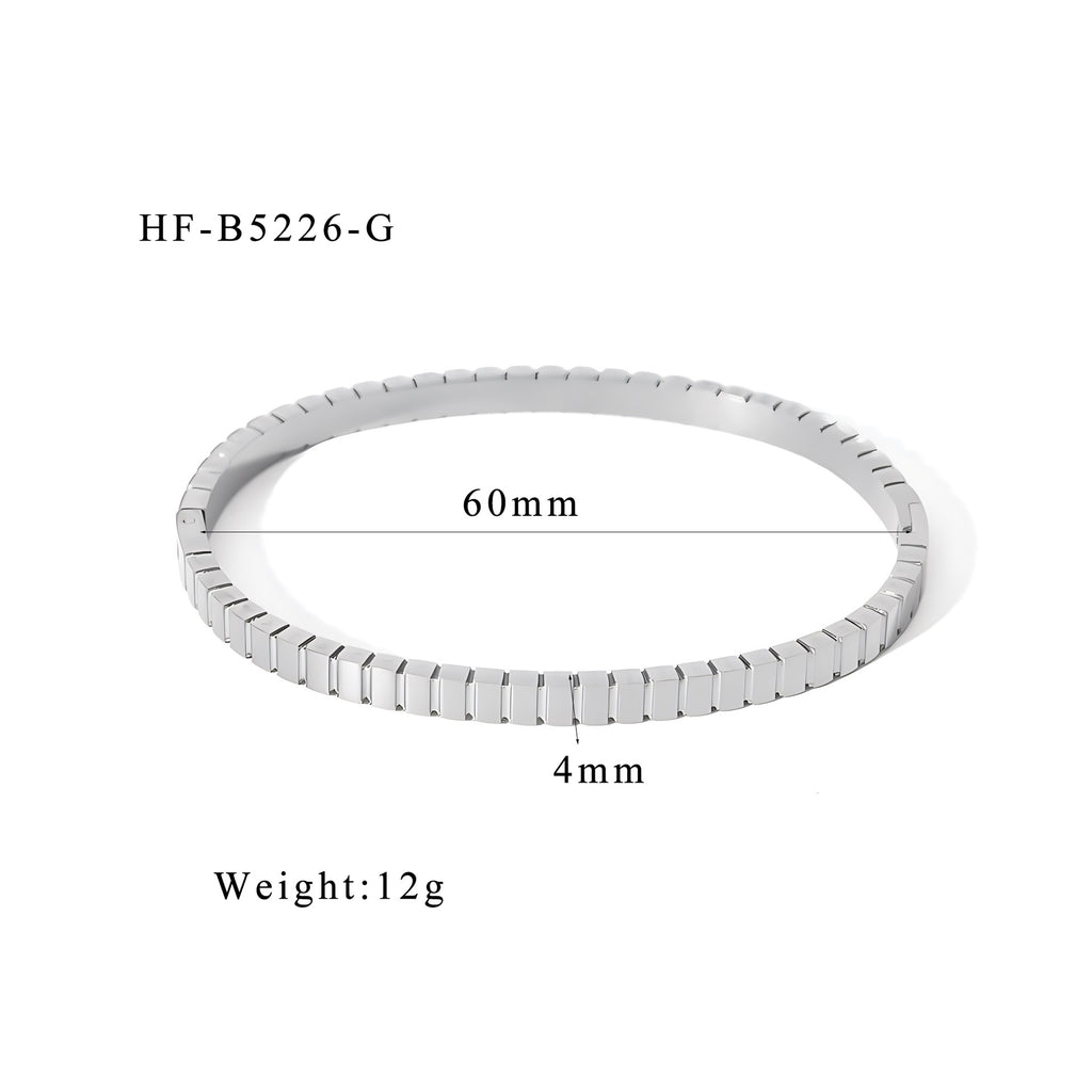 Design 18K-Edelstahl-Zirkonia-Armband