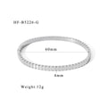 Design 18K-Edelstahl-Zirkonia-Armband
