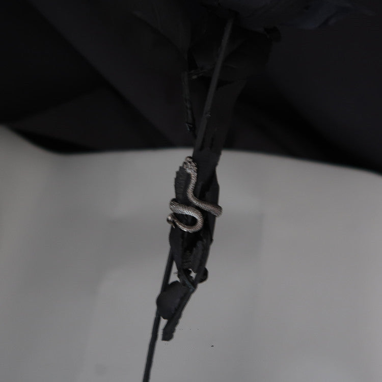 Anillo de mujer punk oscuro, masculino y a la moda