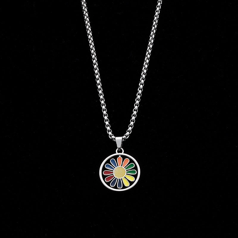 Einfache Halskette Hip-Hop Cool Buchstaben Lange Anhänger Schmuck