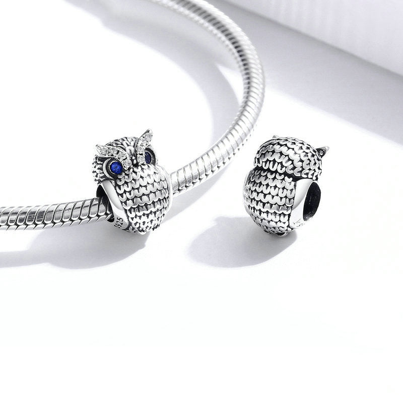 Eule 925 Sterling Silber Vintage Armband DIY Accessoires