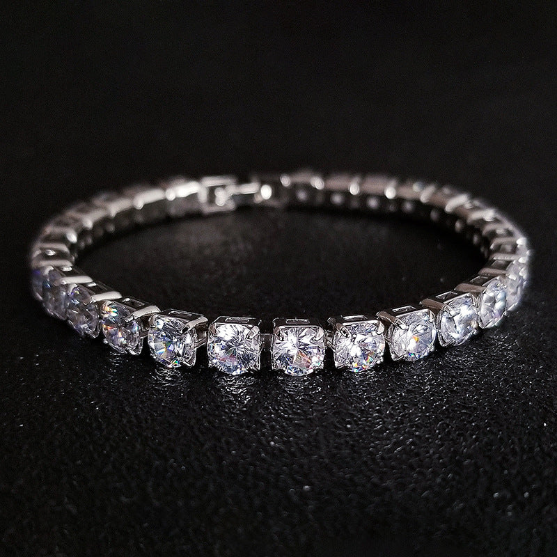 Tennis-Armband Damen Zirkon Voll-Diamant Armband