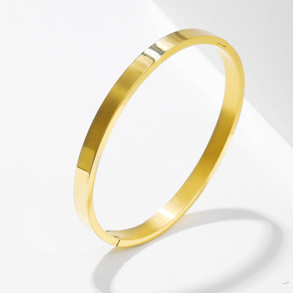 Simple Fashion Personality Glossy Bracelet For Men