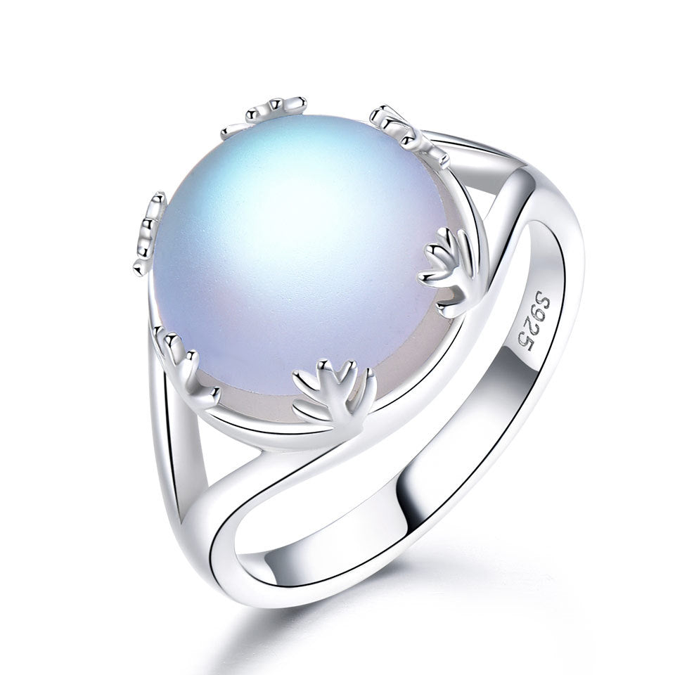 Thaya Aurora Wald Halskette Halo Kristall Edelstein S925 Silber Schuppen Licht Anhänger Halskette für Frauen Elegante Schmuck