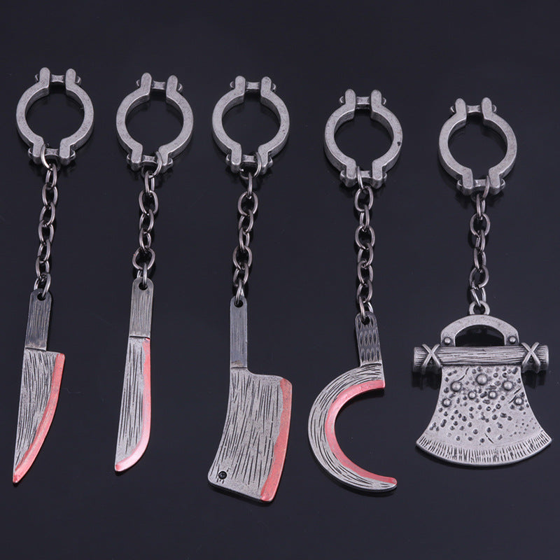 Car Keychain Halloween Theme Accessories Pendant