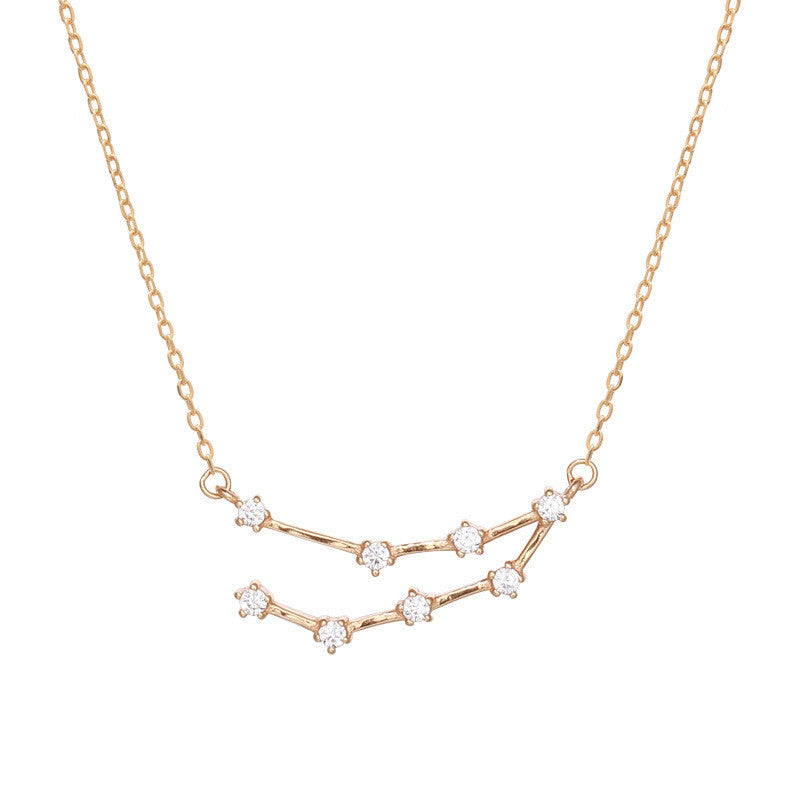 Collar con doce constelaciones para mujer