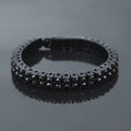 Europa und Amerika Hip Hop Hot 2 Reihen Armband Herren Strass Armband Bling Bling grenzüberschreitende Lieferung NB02