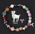 Twelve Constellation Constellation Bracelet Natural Stone Cut Color