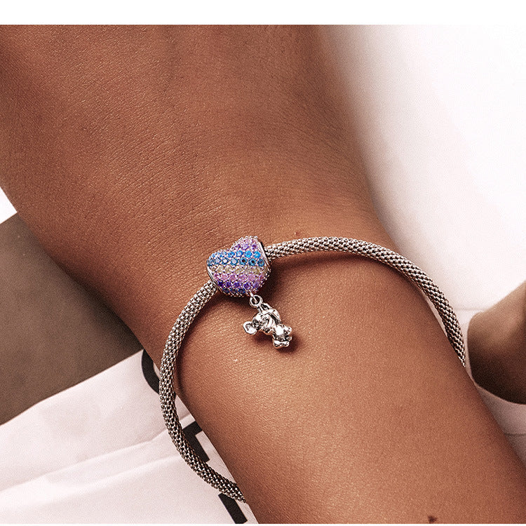 Fashion Love Ballon Kleiner Koala Silberanhänger
