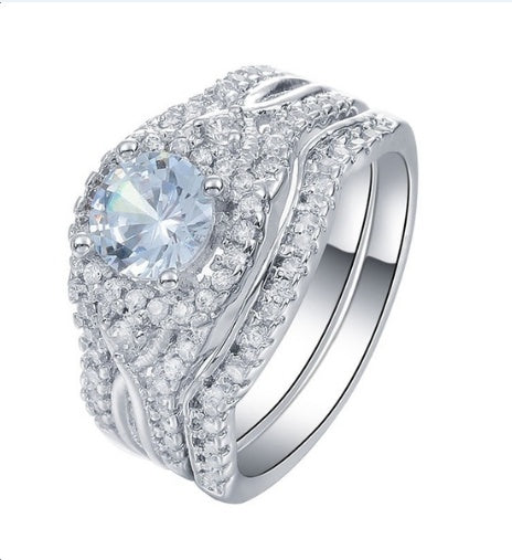 Anillo de diamantes para mujer