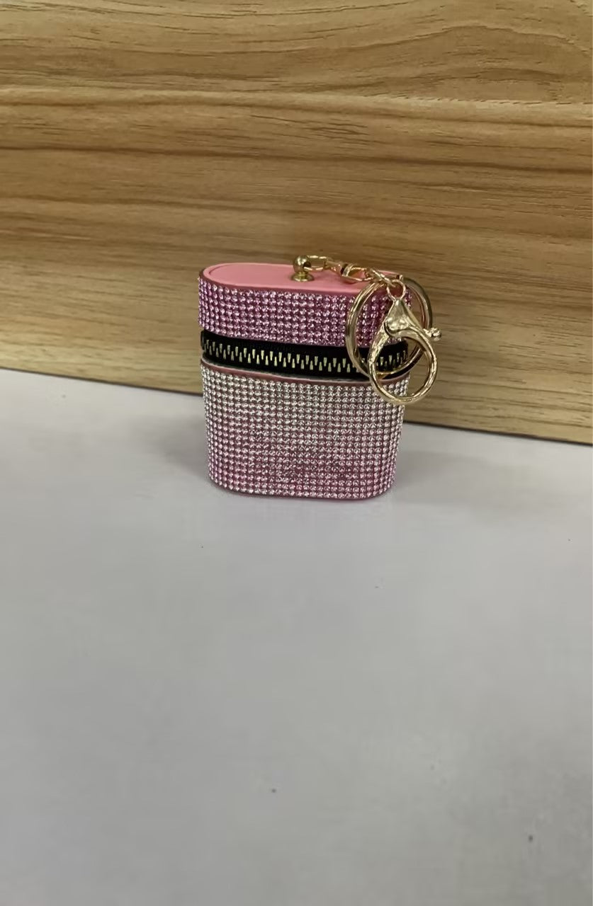 Silk Scarf Keychain Storage Mini